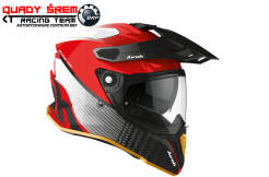 KASK AIROH COMMANDER PROGRESS LIMITED RED ROZ. XL