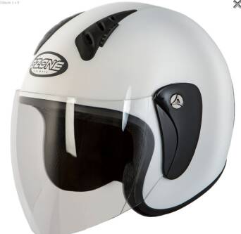 KASK OPEN FACE OZONE HY818 WHITE XS