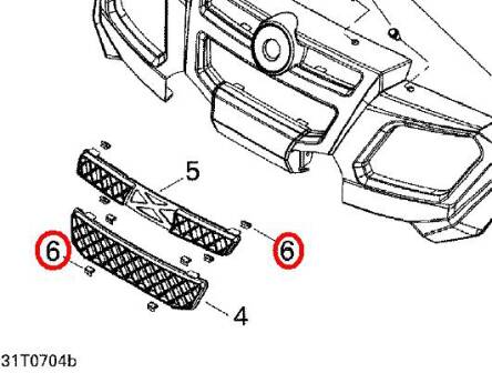 CLIP BRP 517302674 517306751