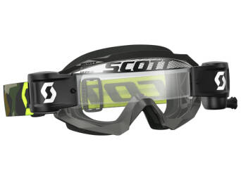 GOGLE SCOTT HUSTLE MX WFS grey/fluo yell clear wor