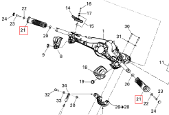 RĄCZKA KIEROWNICY SEA-DOO BRP 277001624 277002286