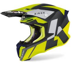 KASK AIROH TWIST 2.0 LIFT YELLOW/BLUE MATT M