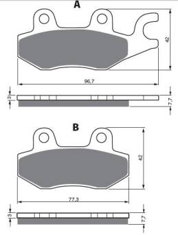 KLOCKI HAMULCOWE GOLDFREN GF 009 K1 > EBC FA165