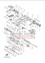 PODKŁADKA YAMAHA DYSTANSOWA WAHACZA 3YF-221490-000