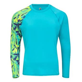 BLUZKA SEA-DOO MEN'S RASHGUARD ADVENTURE AQUA XL