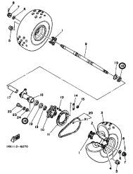 ŁOŻYSKO WAHACZA TYŁ YAMAHA  93306-00705 NOWY