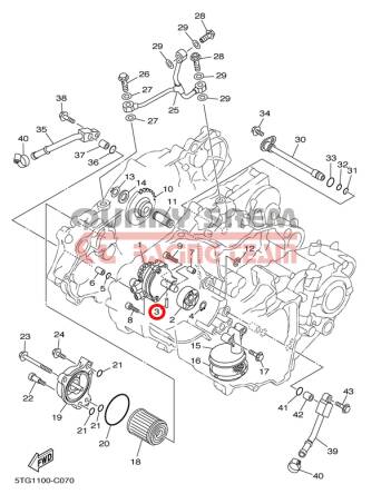 WAŁEK ŁOŻYSKA YAMAHA 93603-16219-00