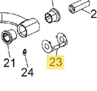 PŁYTKA CIERNA - BLASZKA ZAWIESZENIA MAV 706202300