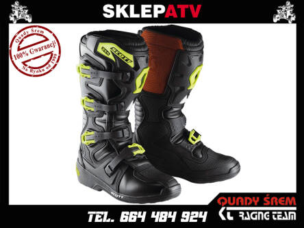 BUTY SCOTT MX 350 237762 BLACK/BLACK 46