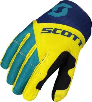 RĘKAWICE SCOTT GLOVE 450 ANGLED BLUE/YELLOW M