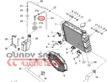 ZŁĄCZKA MĘSKA WĘŻYKA PŁYNU CHŁODZĄCE BRP 414580700