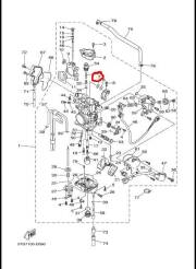 PODKŁADKA DO GAŹNIKA YFZ YAMAHA 5JG-14951-00-00