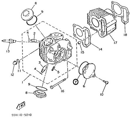 KOREK YAMAHA 22F-11186-00-00 NOWY