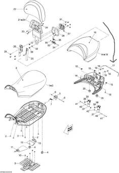 ELEMENT SIEDZENIA BRP - ZATRZASK 708000822