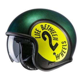 KASK HJC V30 HARVEY GREEN/YELLOW M 