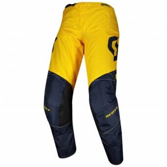 SPODNIE SCOTT PANT 350 TRACK BLUE/YELLOW 34