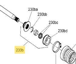 CARBON RING KIT WAŁKA NAPĘDOWEGO BRP 295501204