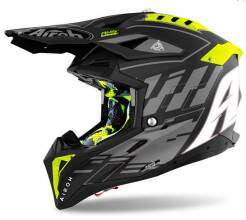 KASK AIROH AVIATOR 3 RAMPAGE BLACK MATT L