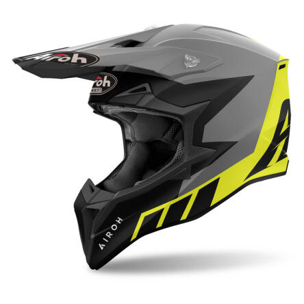 KASK AIROH WRAAAP RELOADED YELLOW MATT M