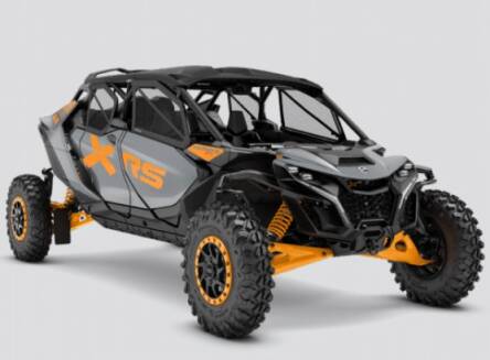 Can-am Maverick R MAX X RS DCT SAS 999T Dolomite Grey & Orange Crush 2027