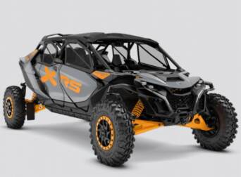 Can-am Maverick R MAX X RS DCT SAS 999T Dolomite Grey & Orange Crush 2027