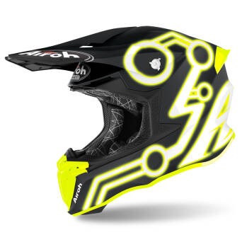 KASK AIROH TWIST 2.0 NEON YELLOW MATT ROZ. M