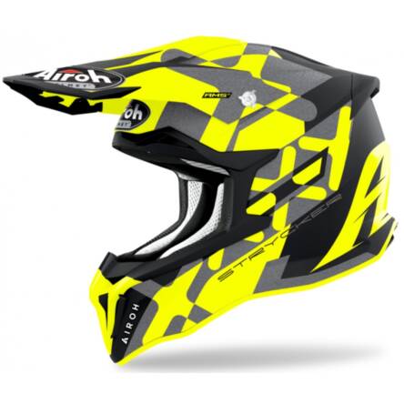 KASK AIROH STRYCKER XXX YELLOW MATT ROZ. XL