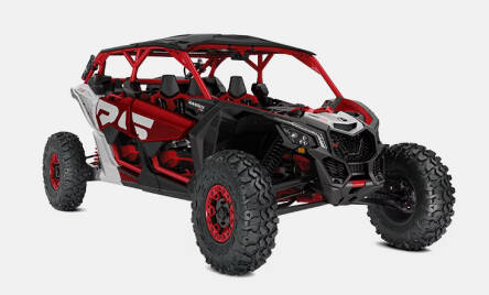 Can-Am Maverick X3 MAX RS TURBO RR Fiery Red & Hyper Silver WITH SMART-SHOX  2024