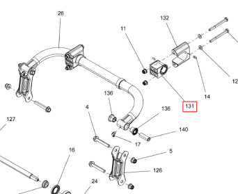 TULEJA STABILIZATORA BRP 	706004640 706002246