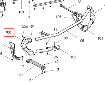 PODKŁADKA ZDERZAKA BRP 705004987