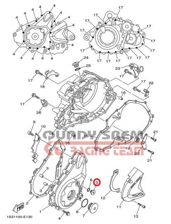 ŚRUBA POKRYWY MAGNETA YAMAHA 90340-14003-00