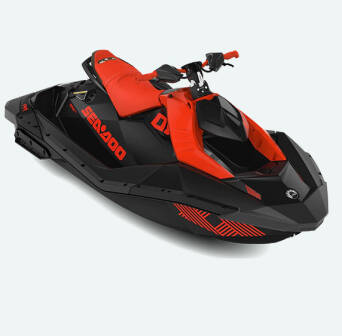 SEA-DOO SPARK TRIXX 90 2up Lava Red / Deep Black