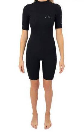 JETPILOT FLIGHT 2X2 BZ SS SPRINGSUIT BLACK S