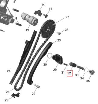 ELEMENT NAPINACZA BRP PROWADNICA ŁAŃCUCH 420236520