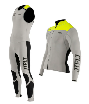 JETPILOT RX JOHN AND JACKET VAULT GREY/YELLOW 2XL