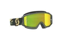 GOGLE SCOTT PRIMAL KAKI/YELLOW CHROME WORKS