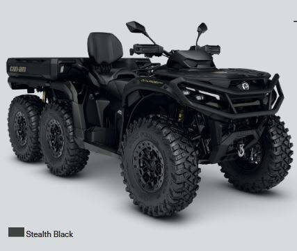 Can-am OUTLANDER MAX 6X6 BACKCOUNTRY T 1000R STEALTH BLACK 2026