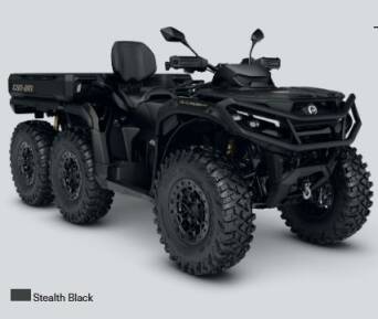 Can-am OUTLANDER MAX 6X6 BACKCOUNTRY T 1000R STEALTH BLACK 2026