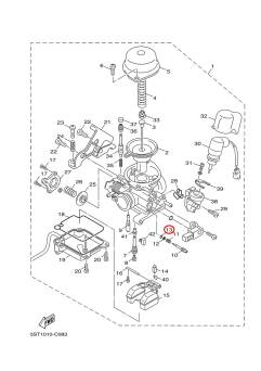 ORING YAMAHA 3TJ-14562-40-00 NOWY