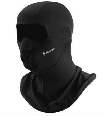 MASKA SCOTT OPEN  BALACLAVA BLACK ROZ. XL