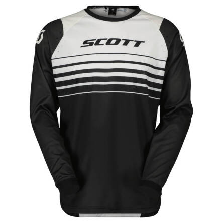 SCOTT BLUZA JERSEY EVO SWAP BLACK/WHITE L 