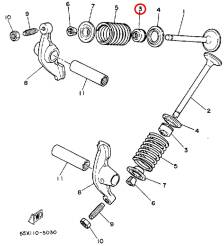 USZCZELNIACZE ZAWOROWE YAMAHA 2HX-12119-00-00