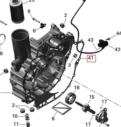 USZCZELKA BRP SEA DOO POKRYWY MAGNETA 420931130