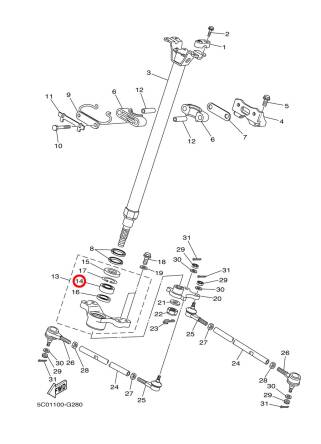 ŁOŻYSKO YAMAHA 93306-20352 NOWY