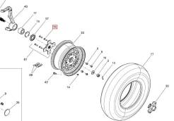 SZPILKA KOŁA BRP 250300020 250300055