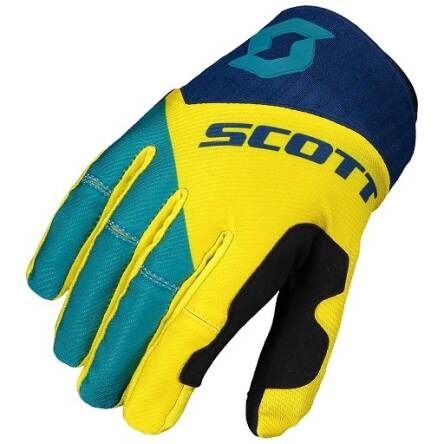 RĘKAWICE SCOTT GLOVE 450 ANGLED BLUE/YELLOW XL