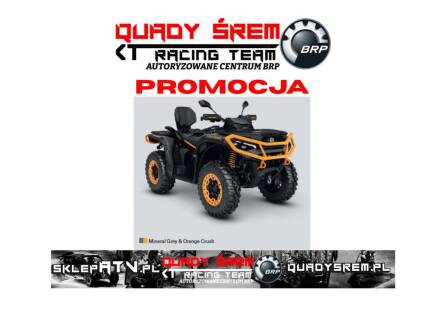 Can-am Outlander MAX XT-P ABS SAS 1000R Mineral Grey-Orange Crush 2026