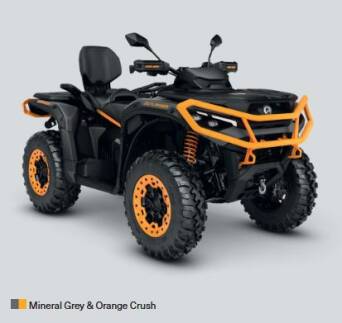 Can-am Outlander MAX XT-P ABS SAS 1000R Mineral Grey-Orange Crush 2026
