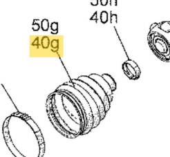 MANSZETA BRP *KIT-BOOT DIFF 705401355