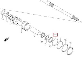 ORING SUZUKI LTR450 09281-86001-000 NOWY